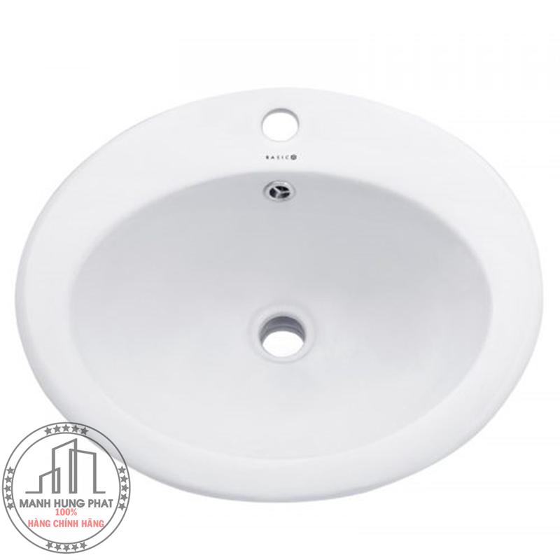 Chậu rửa lavabo Basic BS202 dương vành