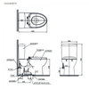 Bồn cầu 2 khối TOTO CS320DRT3 nắp đóng êm