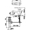 Vòi lavabo COTTO CT2174AE nóng lạnh