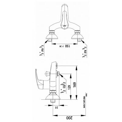 Sen tắm COTTO CT366A nóng lạnh gắn tường