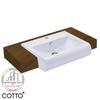 Chậu lavabo Cotto C02237 bán âm bàn Riviera