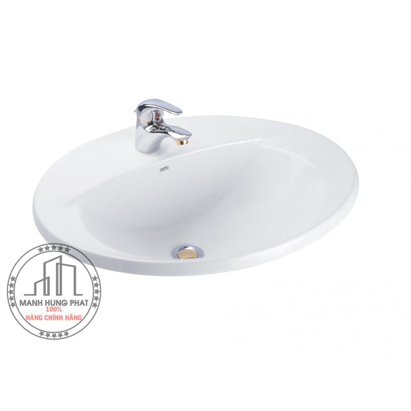 Chậu lavabo Cotto C02607 dương vành Serena 