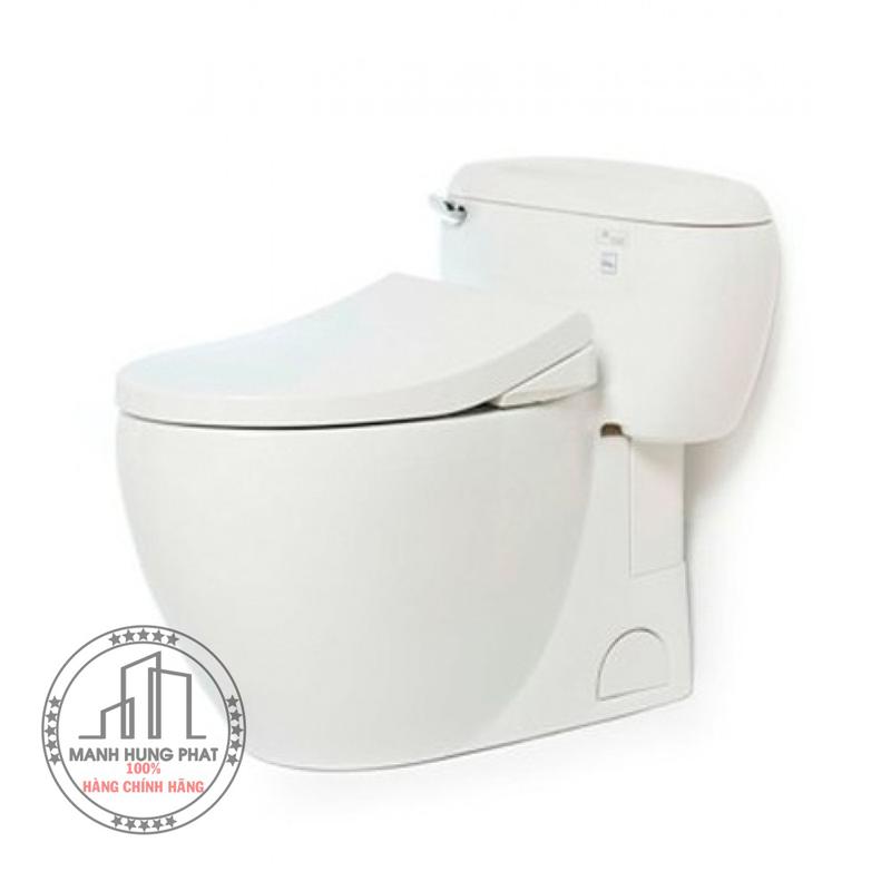 Bàn cầu 1 khối TOTO MS366E4, nắp rửa cơ