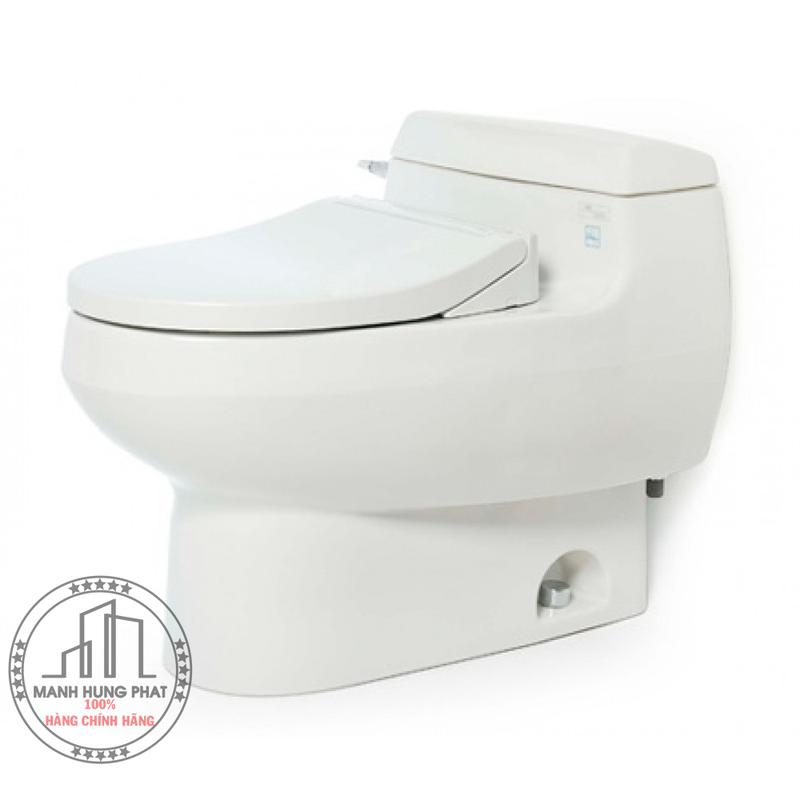 Bàn cầu 1 khối TOTO MS688E2, nắp rửa cơ