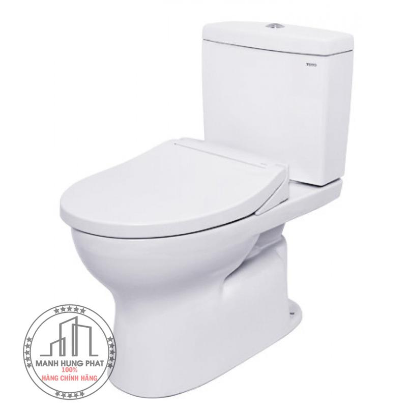 Bàn cầu 2 khối TOTO CS320DRE2, nắp rửa cơ