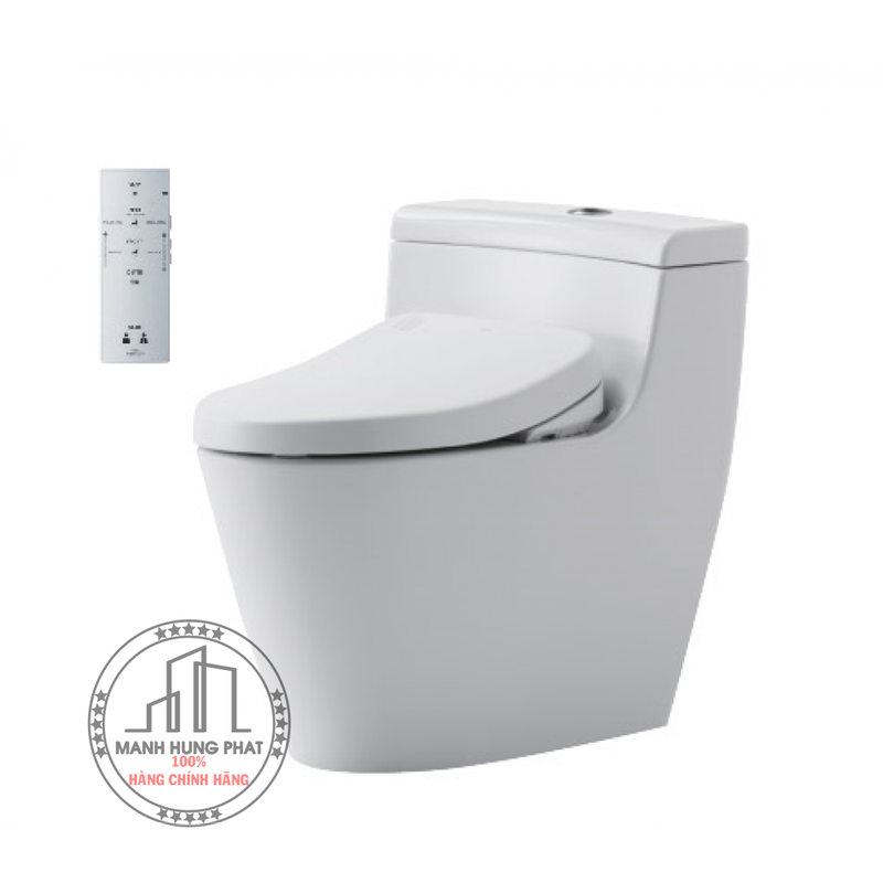 Bàn Cầu 1 Khối TOTO MS636CDW10, Nắp Điện Tử