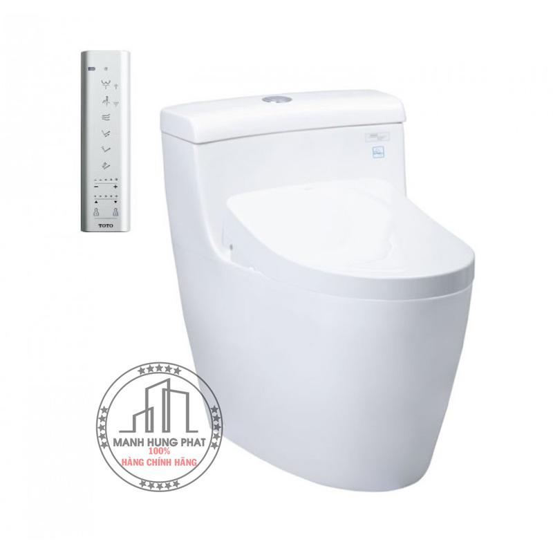 Bàn cầu 1 khối TOTO MS636CDW12, nắp điện tử