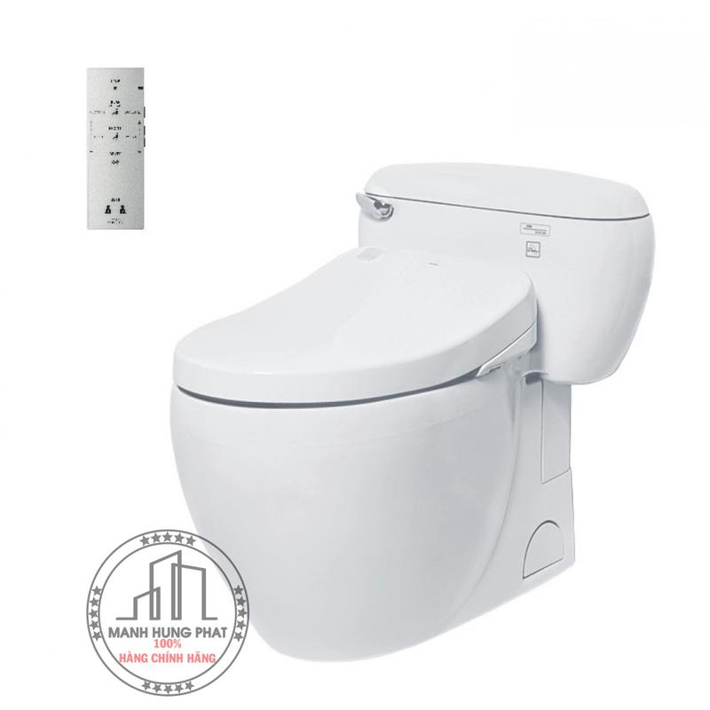 Bàn cầu một khối Toto MS366W4, nắp điện tử