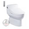 Bàn cầu 1 khối TOTO MS884W11, nắp rửa điện tử