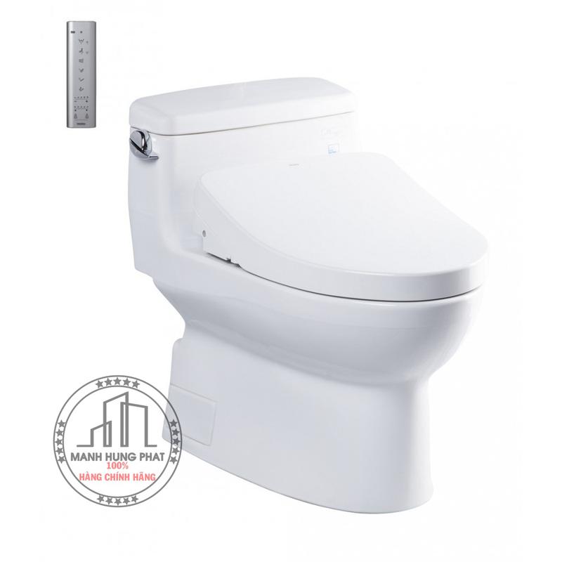 Bàn cầu 1 khối TOTO MS884W11, nắp rửa điện tử