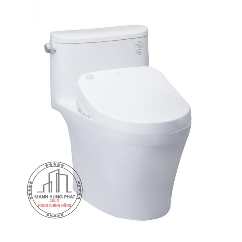 Bàn cầu một khối TOTO MS887W4, nắp rửa điện tử
