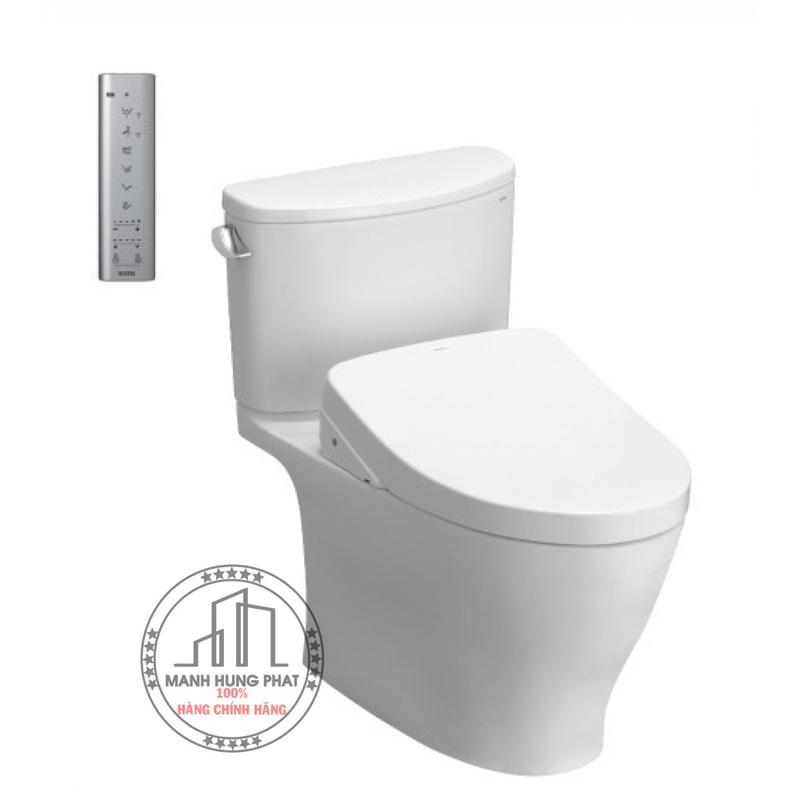 Bồn Cầu Hai Khối TOTO CS767W11, Nắp Điện Tử