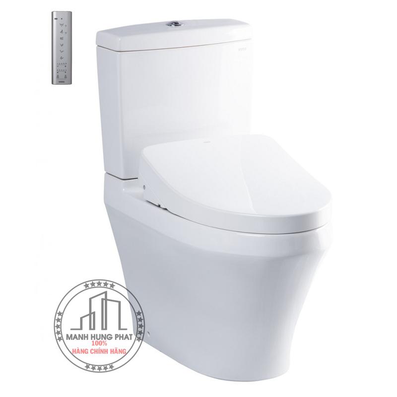Bàn cầu 2 khối TOTO CS945DNW11, nắp điện tử 