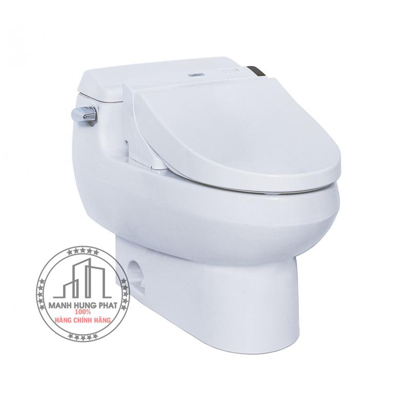 Bàn cầu một khối TOTO  MS688W6,  nắp rửa điện tử