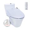 Bàn cầu hai khối TOTO CS819DSW6, nắp điện tử