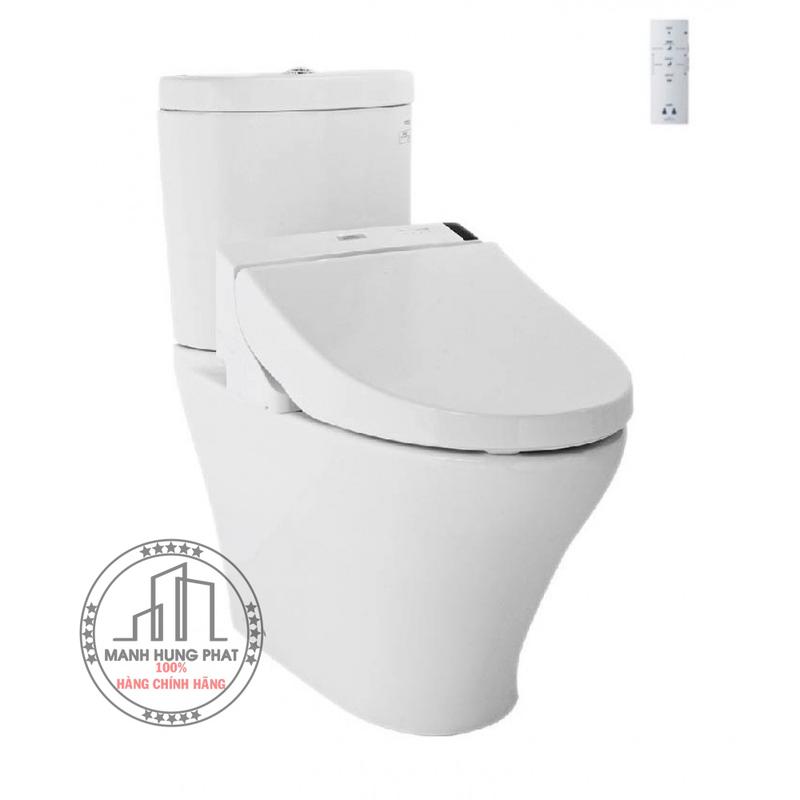  bàn cầu hai khối TOTO CS818DW6, nắp điện tử