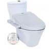 Bàn Cầu Hai Khối TOTO CS819DSW7, Nắp Điện Tử