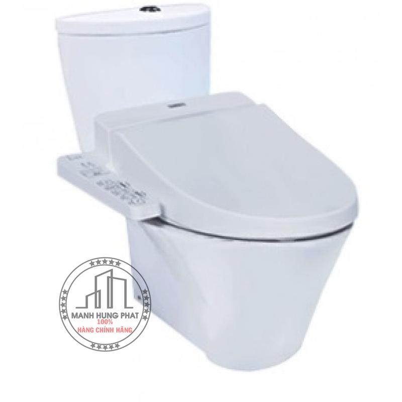 Bàn Cầu Hai Khối TOTO CS819DSW7, Nắp Điện Tử