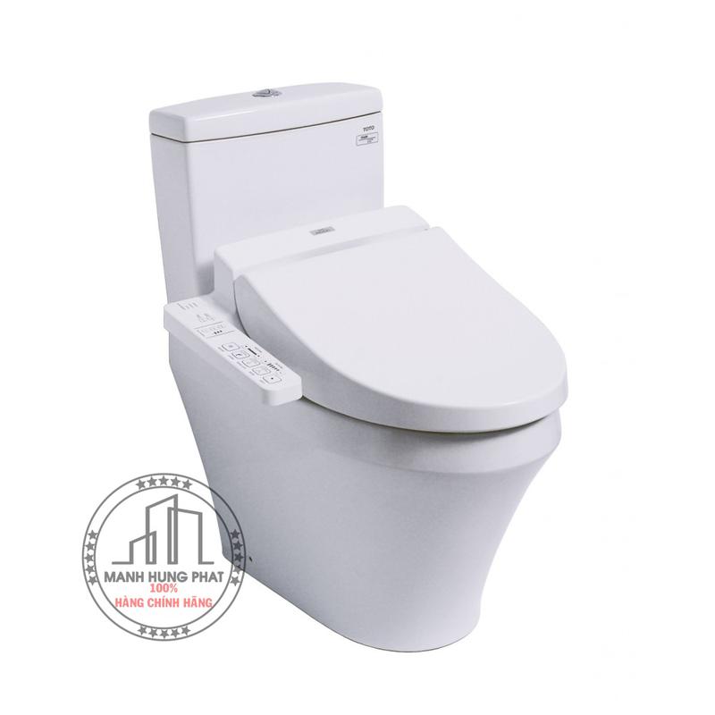Bàn cầu hai khối TOTO CS945DNW7, nắp điện tử