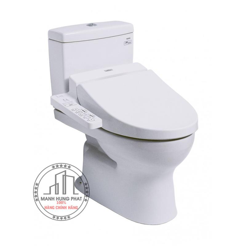 Bàn Cầu Hai Khối TOTO CS320DRW7, Nắp Điện Tử