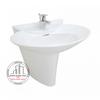 Chậu lavabo TOTO LHT908C chân ngắn treo tường