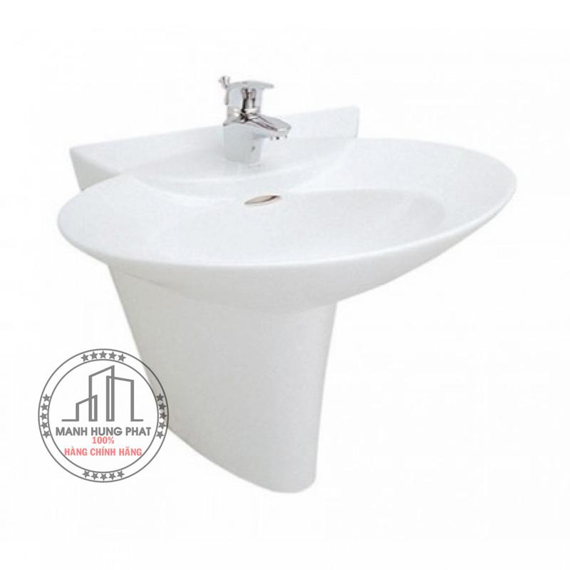 Chậu lavabo TOTO LHT908C chân ngắn treo tường