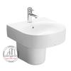 Chậu lavabo TOTO LHT766CR chân ngắn treo tường