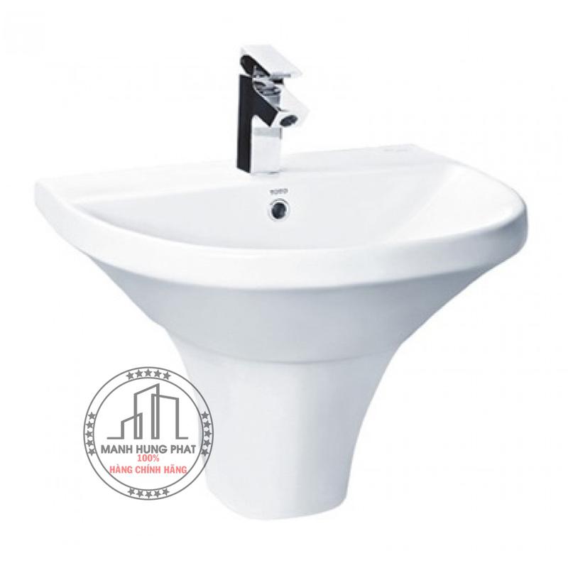 Chậu lavabo TOTO LHT947CS chân ngắn treo tường
