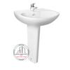 Chậu lavabo TOTO LPT239C chân dài treo tường