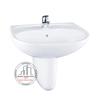 Chậu Lavabo TOTO LHT236CS chân ngắn treo tường
