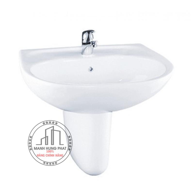 Chậu Lavabo TOTO LHT236CS chân ngắn treo tường