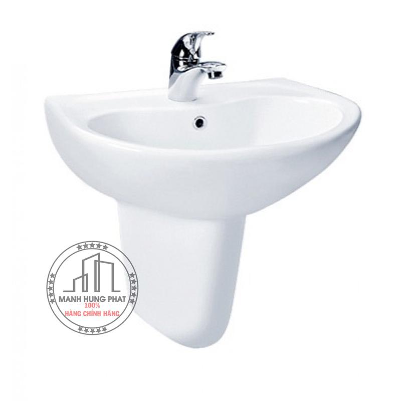 Chậu lavabo TOTO LHT240CS chân ngắn treo tường