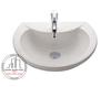 Chậu lavabo TOTO LW824CJW/F bán âm bàn
