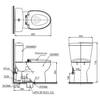 Bồn cầu 2 khối TOTO CS300DRE4 nắp rửa cơ