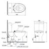 Bồn cầu TOTO CS320DRW6 nắp điện tử