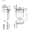 Nắp rửa điện tử Washlet TOTO TCF4732A
