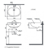 Chậu rửa lavabo TOTO LT236CS treo tường