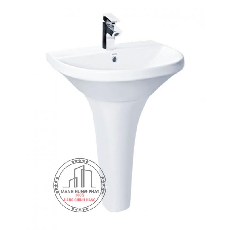 Chậu lavabo TOTO LPT947CS chân dài treo tường 