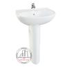 Chậu lavabo TOTO LPT236CS chân dài treo tường
