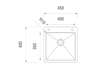 Chậu rửa chén inox crizto CR22