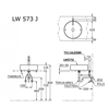 Chậu rửa lavabo TOTO LW573JW/F đặt bàn