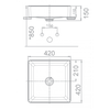 Chậu lavabo American Standard WP-F411 đặt bàn 