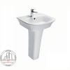 Chậu rửa Lavabo TOTO LW196K/LW196FK chân dài