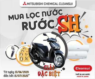 MUA LỌC NƯỚC RƯỚC "XE SH" QUÀ TẶNG - SIÊU KHUYẾN MẠI CHƯA TỪNG CÓ