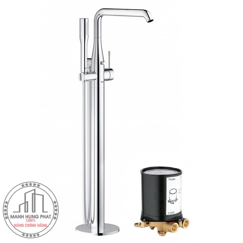 Vòi bồn tắm Grohe 23491001 + 29086000 đặt sàn Essence