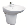 Chậu lavabo TOTO LHT300CR treo tường chân ngắn