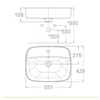 Chậu lavabo American Standard WP-0618 đặt bàn