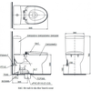 Bàn cầu TOTO CS320DRT10 hai khối nắp đóng êm TC395VS